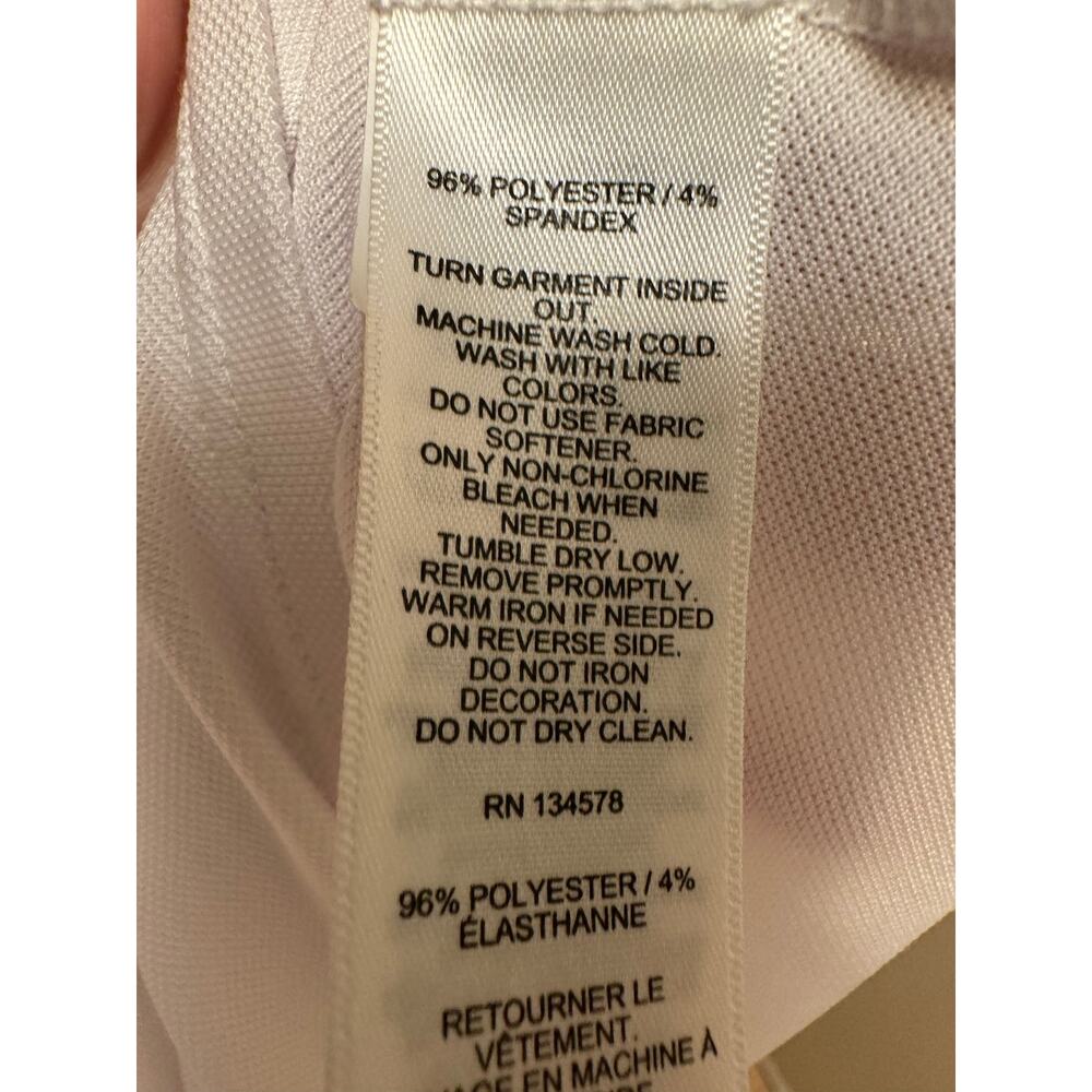 Vineyard Vines Performance Polo Solid White Sz La… - image 4